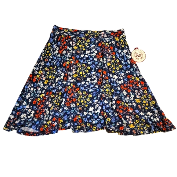 SO Dresses & Skirts - SO Floral Print Skater Skirt NWT Small